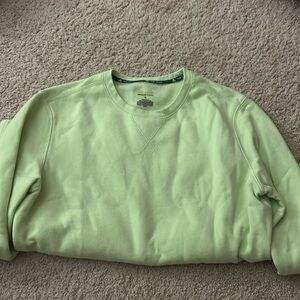 plain green/lime crewneck